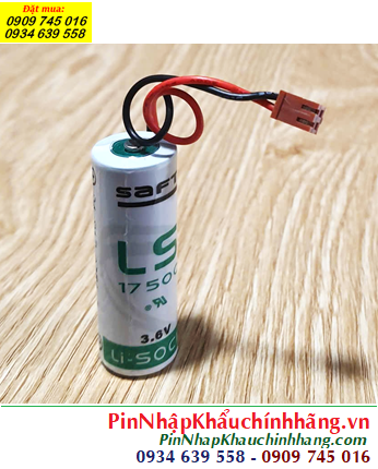 SAFT LS17500 (Zắc VCT), Pin nuôi nguồn Saft LS17500 lithium Li-SOCl2 3.6V 3600mAh chính hãng